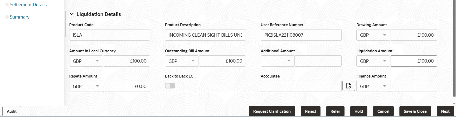 Description of demainliquidationdetails.png follows