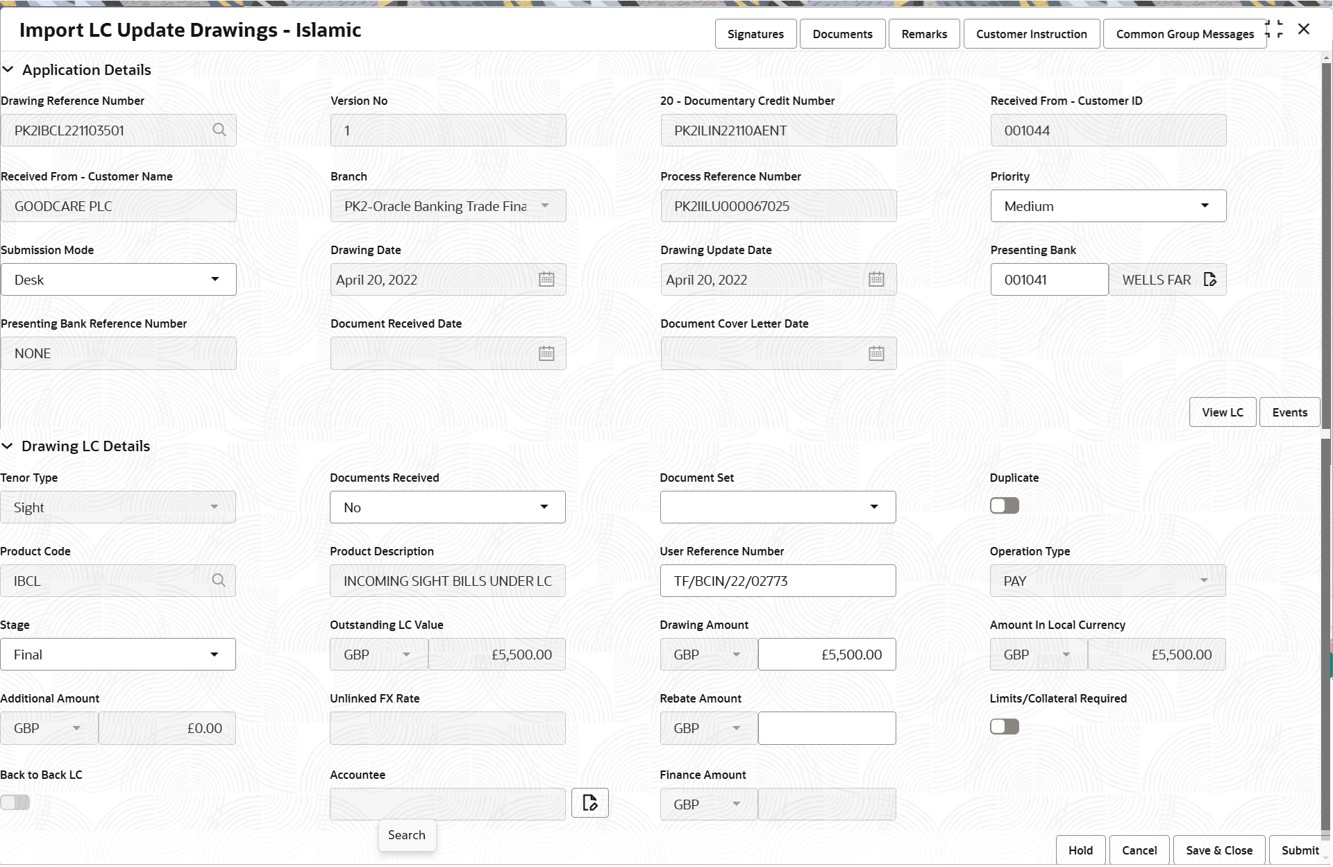 Description of registrationapplicationdetails.png follows