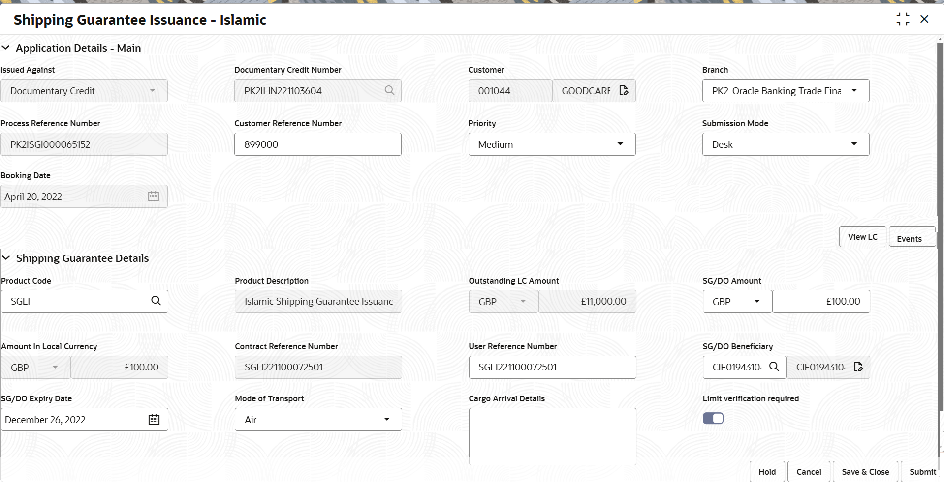 Description of registrationapplicationdetails.png follows