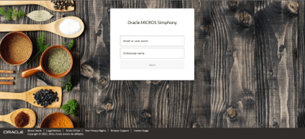 Shows the new sign-in page after upgrading to Reporting and Analytics 20.4.