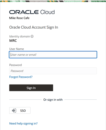 Shows the sign-in page for redirects after the first sign-in attempt.
