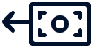 image of a rectangle with an arrow to the left, it is the pending icon.