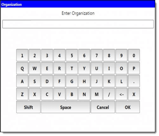 This figure shows the editing header details window on the POS workstation.