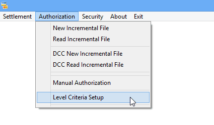 This figure shows the OHC Credit Card Transfer — Authorization