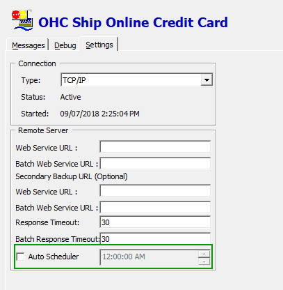 This figure shows the OHC Ship Transfer Scheduler This figure shows the OHC Ship Transfer Scheduler