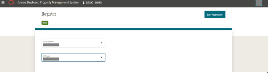 This figure shows the Register Page