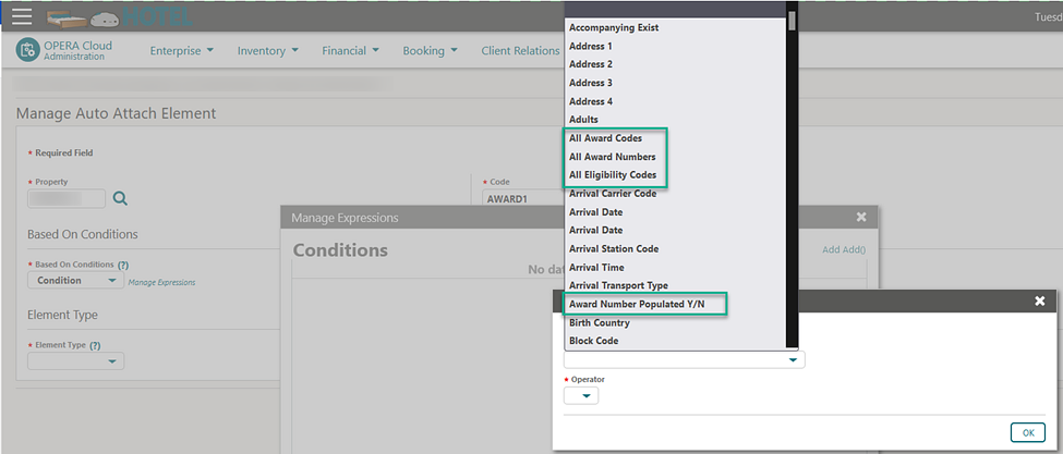 Manage Auto Attach Elements