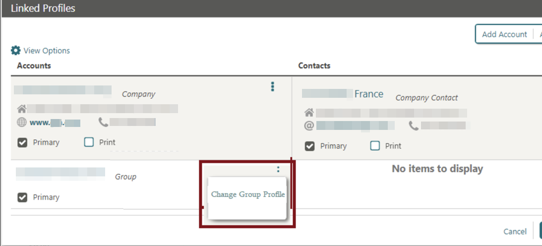 Linked Profiles Linked Profiles