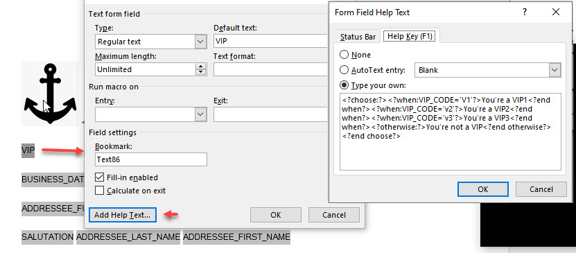 <?CHOOSE:?> Example <?CHOOSE:?> Example