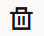 Delete&nbsp;icon to delete an email.