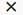 Dismiss icon