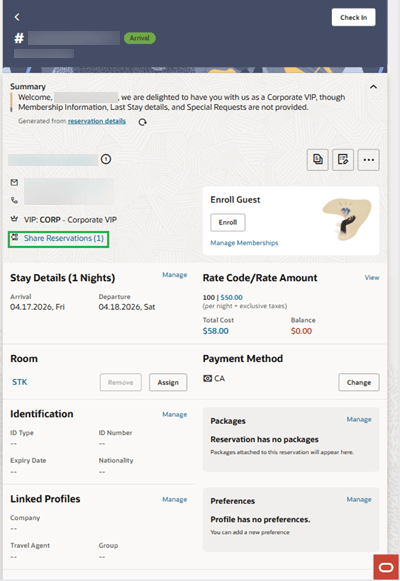 Share ReservationIndicator on Reservation screen. Share ReservationIndicator on Reservation screen.