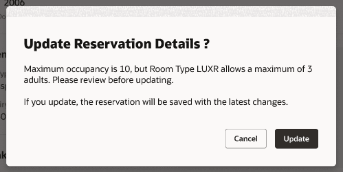 Notification of maximum occupancy 10 but room type allows 3 max. Notification of maximum occupancy 10 but room type allows 3 max.