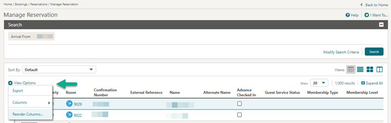 Modifying Column Selection and Sequence Modifying Column Selection and Sequence