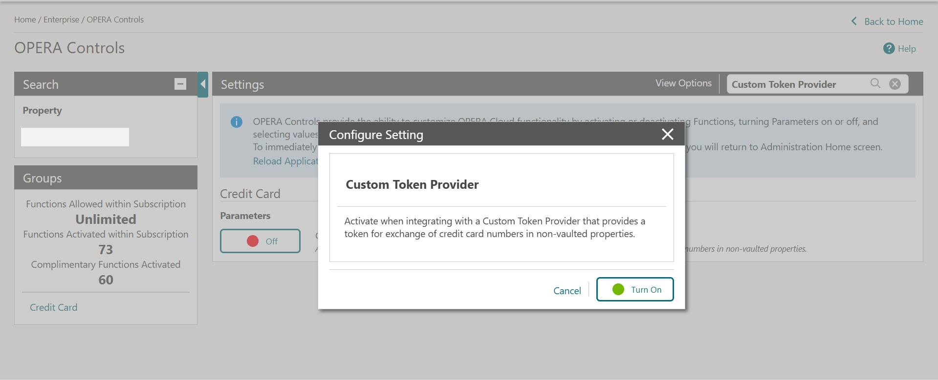 This image shows how to turn ON Custom Token Provider This image shows how to turn ON Custom Token Provider