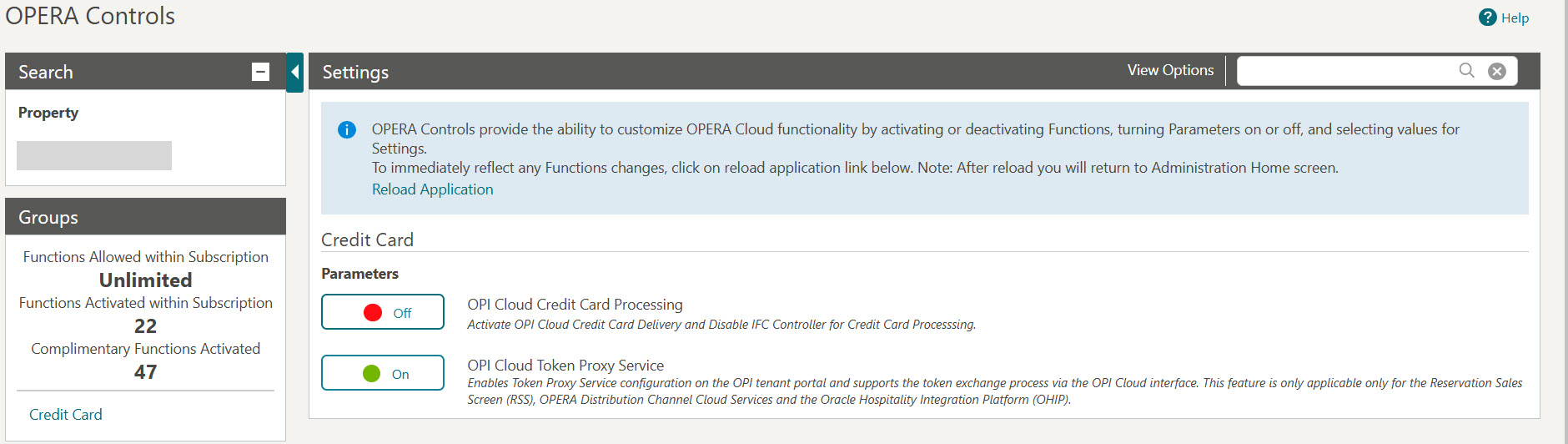 This image shows active OPI Cloud Token Proxy Service parameter This image shows active OPI Cloud Token Proxy Service parameter