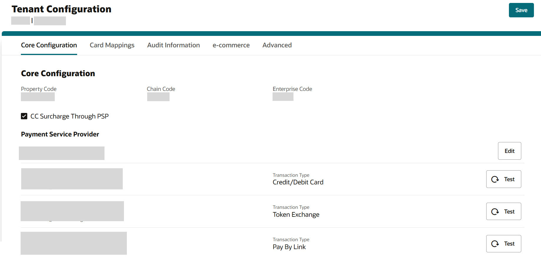 This image shows OPI Cloud Tenant Configuration portal landing screen This image shows OPI Cloud Tenant Configuration portal landing screen