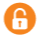 Open padlock icon