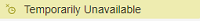 Temporarily unavailable kit status