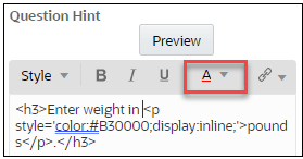 Change the default color