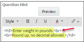 How text is added with line breaks