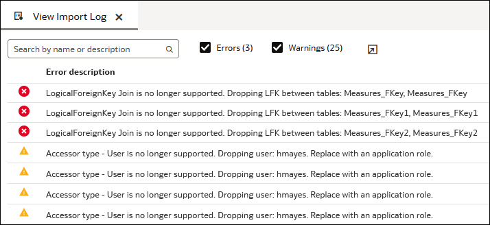 Description of view-import-log-file.png follows