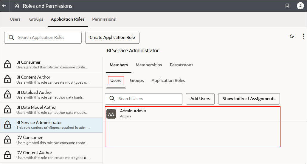 Description of approles_user_oac_only.jpg follows