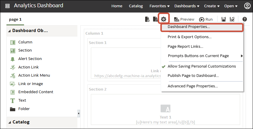 Description of dashboard-tools-menu.png follows Description of dashboard-tools-menu.png follows