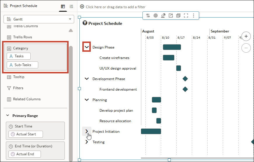 Description of gantt-chart-hierarchical-data-row-display.png follows