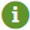 After you click the Information icon, it turns on the Information option near the title of the map visualization.