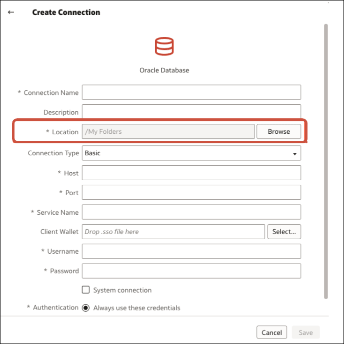 Description of onecat-save-connection.png follows Description of onecat-save-connection.png follows