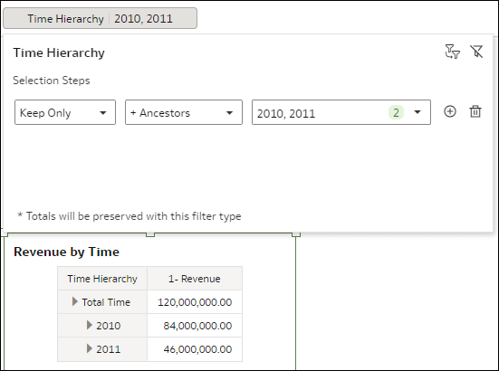 Description of selection-steps-lvlhierarchy-ex-members-ancestors.png follows