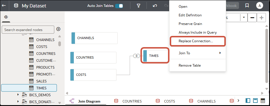 Description of update-connection-details-dataset1.png follows Description of update-connection-details-dataset1.png follows