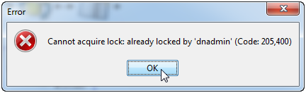 Error message Error message