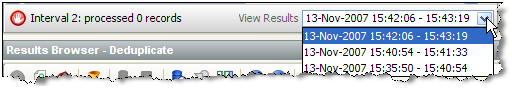 Interval and Browse Results Interval and Browse Results