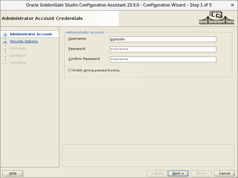 Administrator Account credentials with strong password policy enabled.