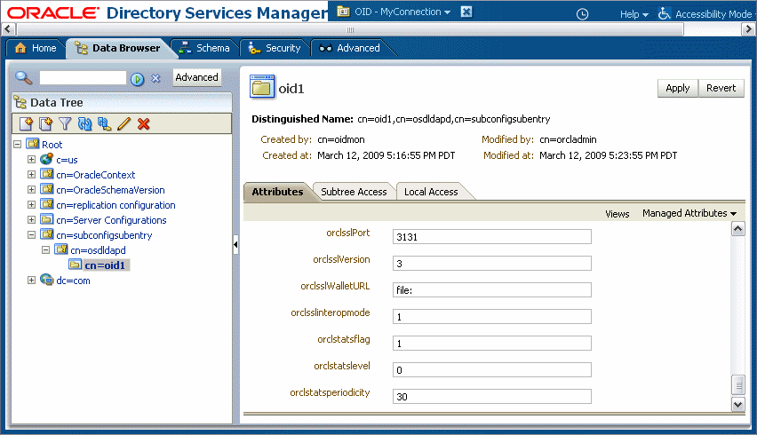 Description of odsm-oid-attributes.gif follows Description of odsm-oid-attributes.gif follows