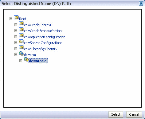 Description of odsm-select-dnpath-domain.gif follows Description of odsm-select-dnpath-domain.gif follows