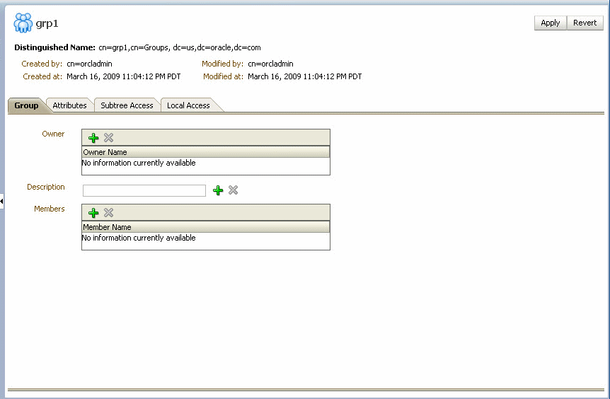 Description of odsm-select-group-tab.gif follows Description of odsm-select-group-tab.gif follows