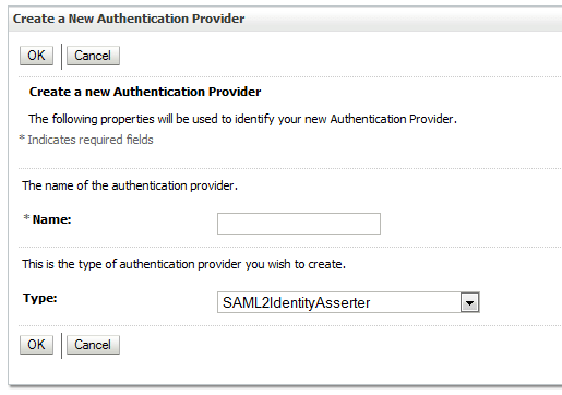 Description of wlconsole-providers-create.png follows Description of wlconsole-providers-create.png follows