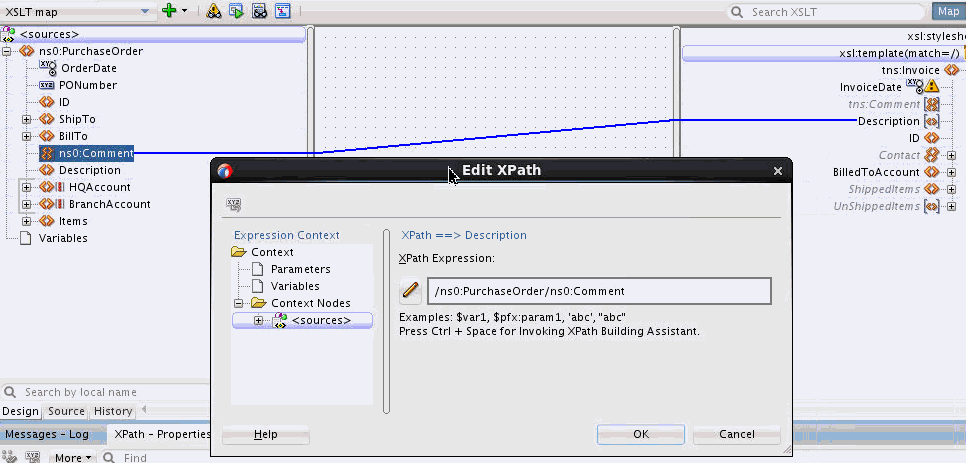 Description of xslt-edit-xpath-dialog.gif follows Description of xslt-edit-xpath-dialog.gif follows
