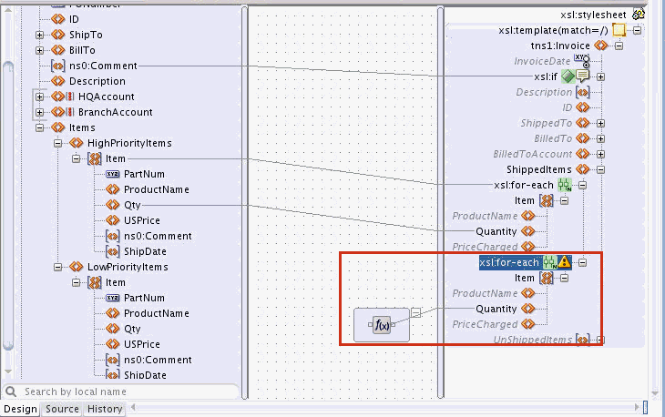 Description of xslt-map-refactor.gif follows