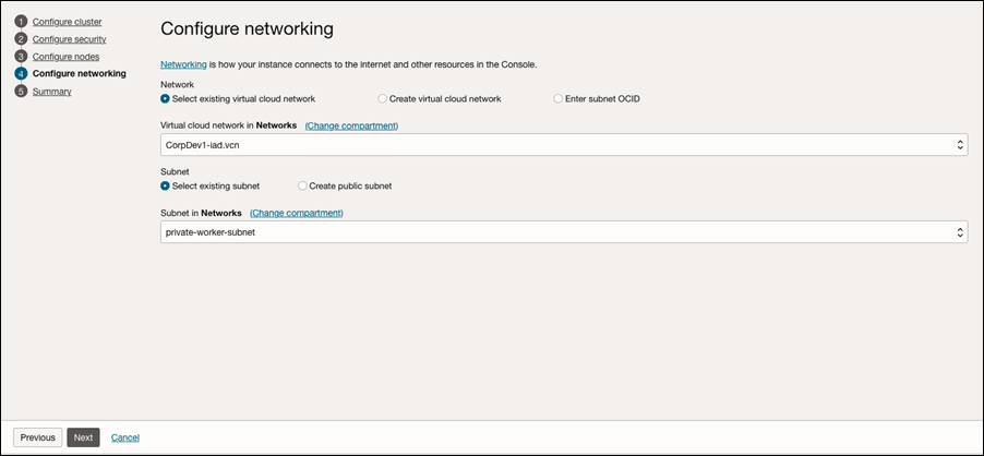 Configure Networking