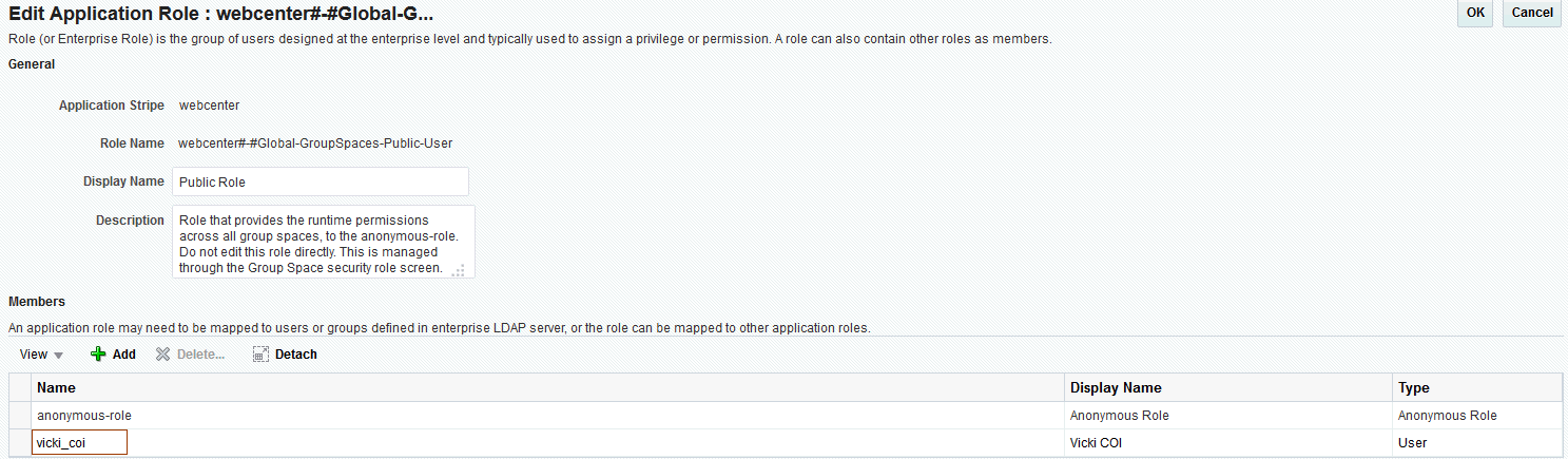 User Added to Application Role