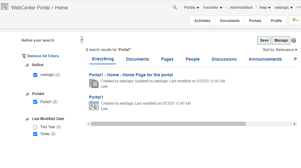This image shows the faceted search result for today. This image shows the faceted search result for today.