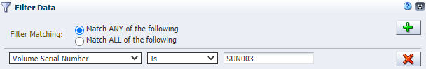 Sample Filter Data Dialog