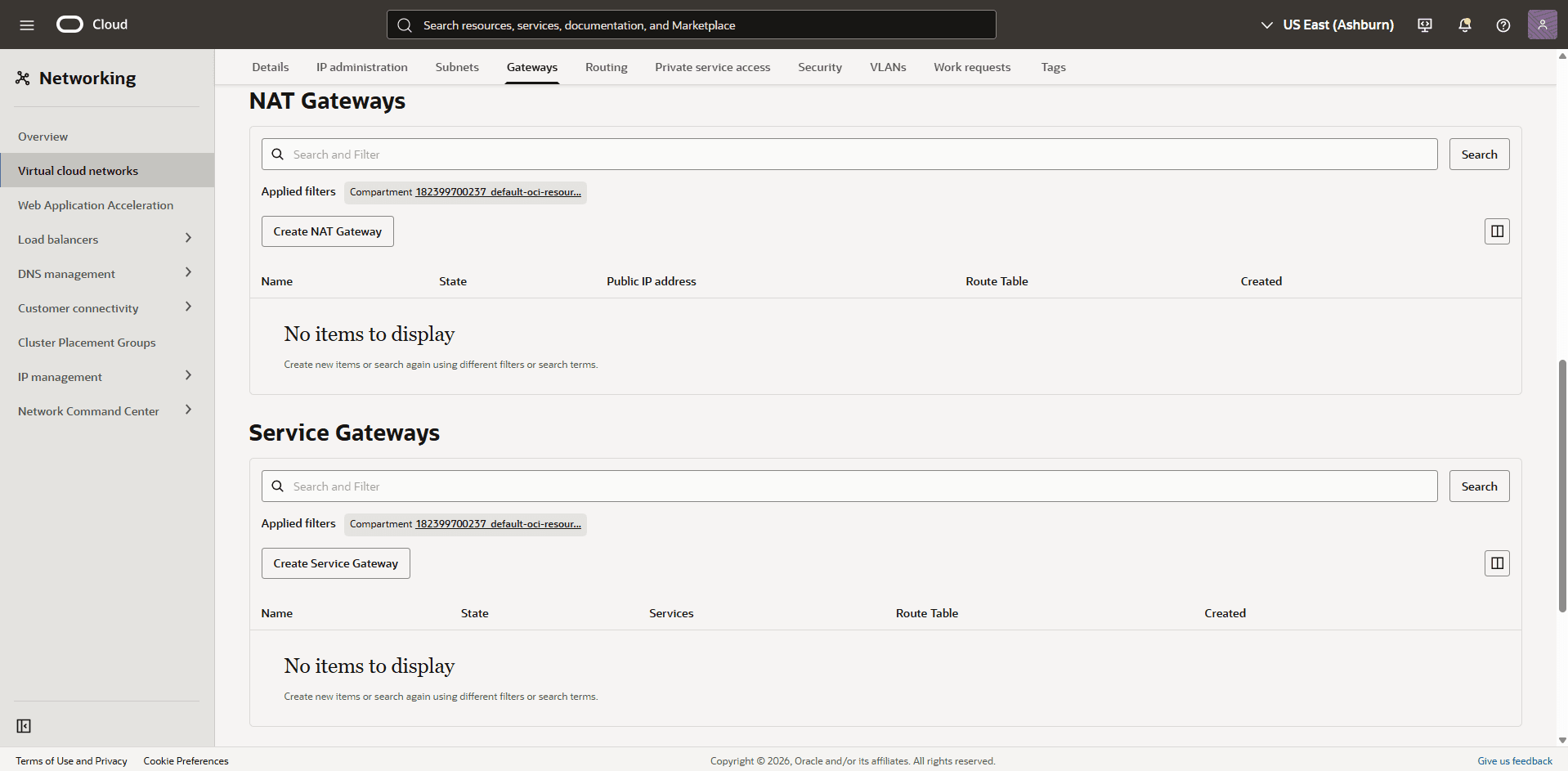 This screenshot shows the required configuration for cross-region restore.