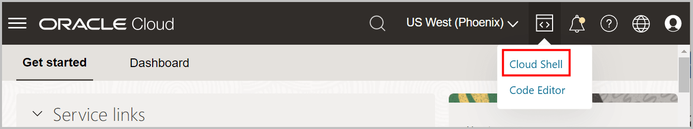 Description of cs_cloud_shell.png follows Description of cs_cloud_shell.png follows